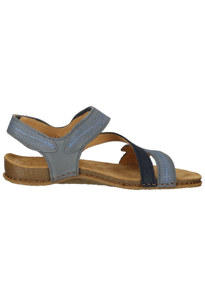 El Naturalista Sandalen Leder Blau
