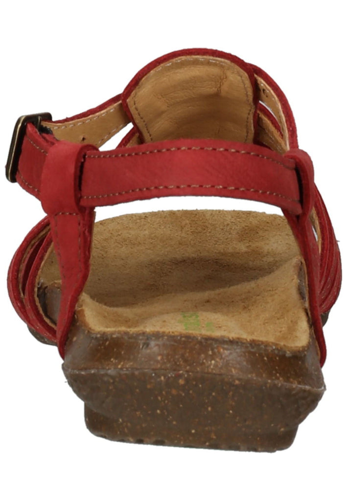El Naturalista Sandalen Leder Rot