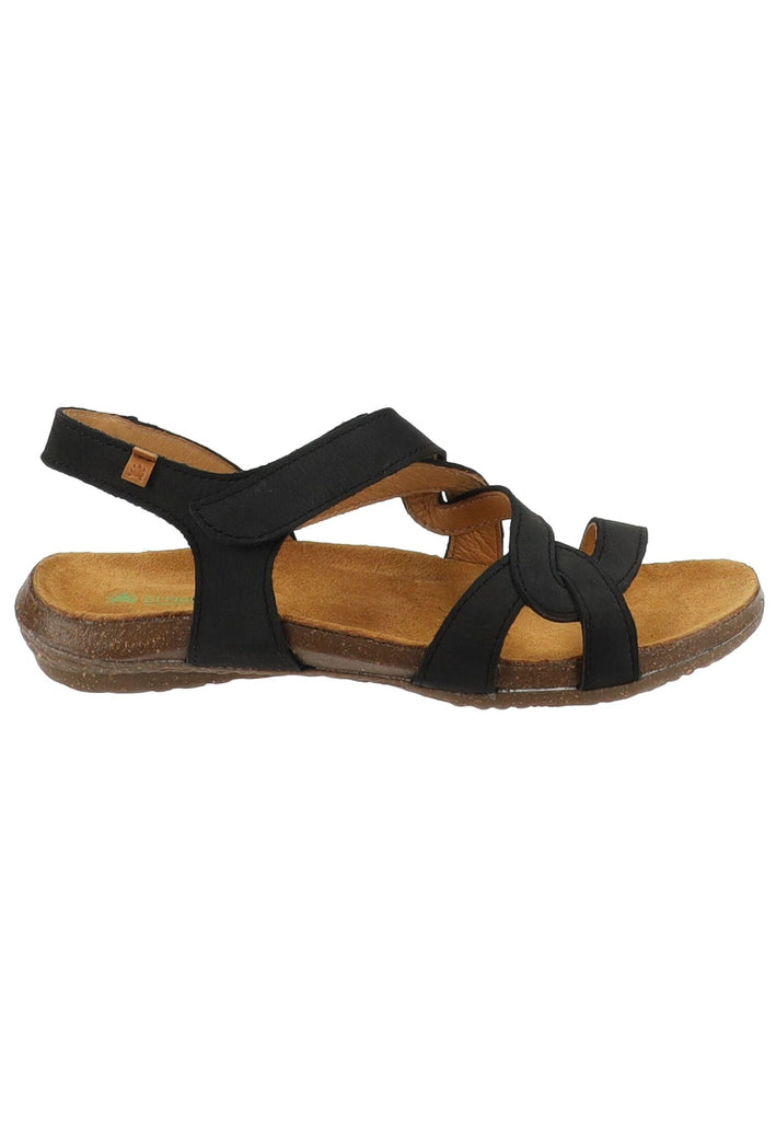 El Naturalista Sandalen Leder Schwarz