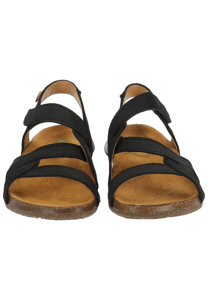 El Naturalista Sandalen Leder Schwarz