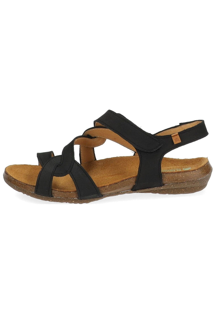 El Naturalista Sandalen Leder Schwarz