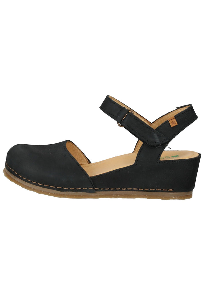 El Naturalista Sandalen Leder Schwarz