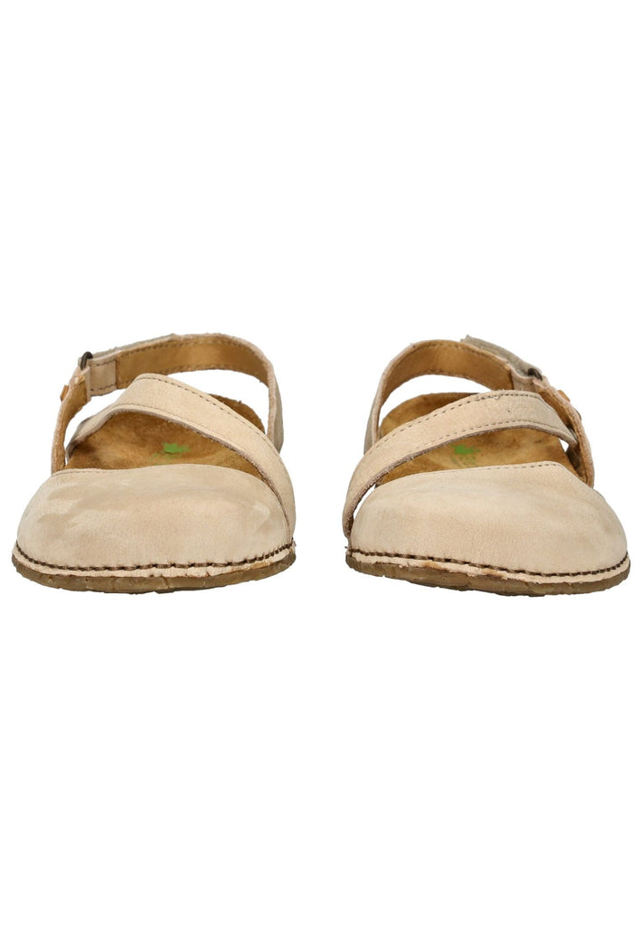 El Naturalista Sandalen Nubukleder Cream