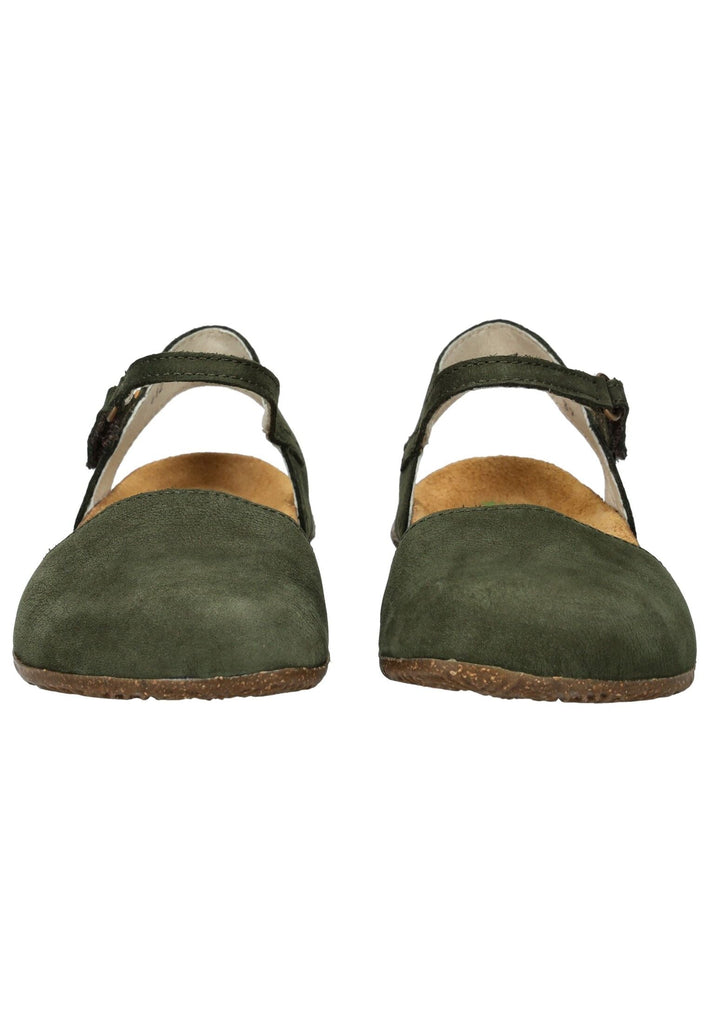 El Naturalista Sandalen Nubukleder Dunkelgrün