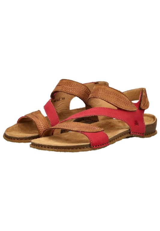 El Naturalista Sandalen Nubukleder Rot/Braun