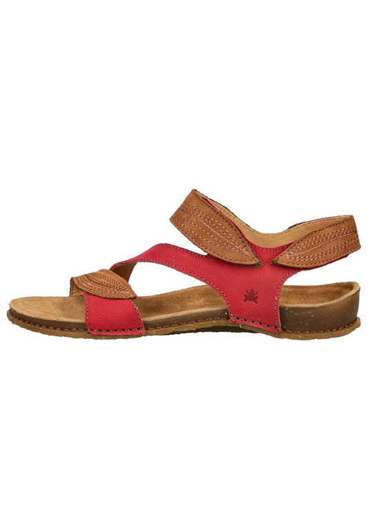 El Naturalista Sandalen Nubukleder Rot/Braun