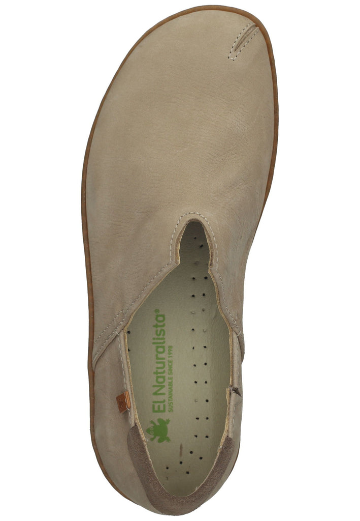 El Naturalista Slipper Leder Beige