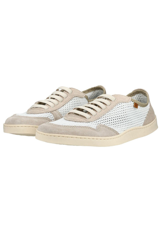 El Naturalista Sneaker Leder/Textil Weiß