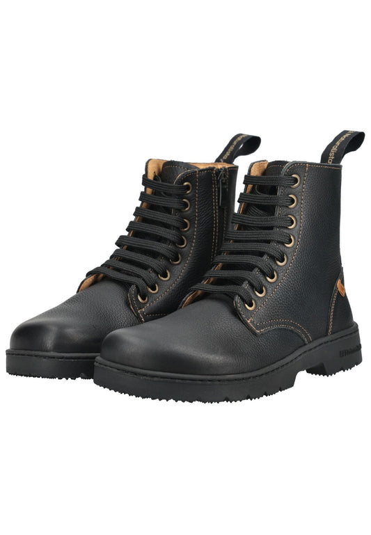 El Naturalista Stiefelette Leder Schwarz