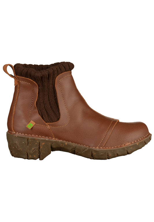El Naturalista Stiefelette Leder/Textil Braun