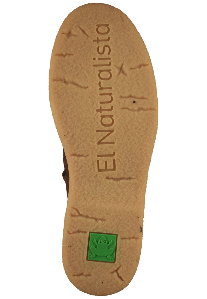 El Naturalista Stiefelette Veloursleder Chocolate
