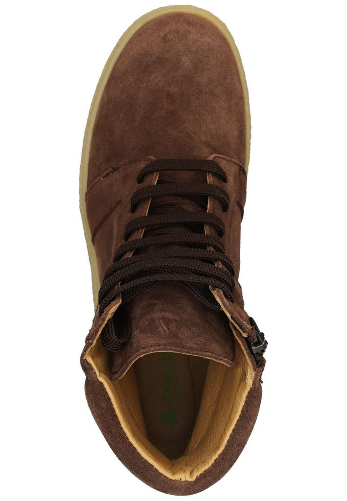 El Naturalista Stiefelette Veloursleder Chocolate