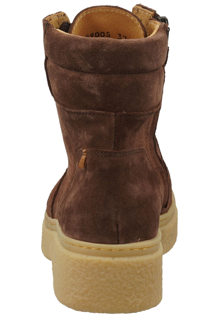 El Naturalista Stiefelette Veloursleder Chocolate