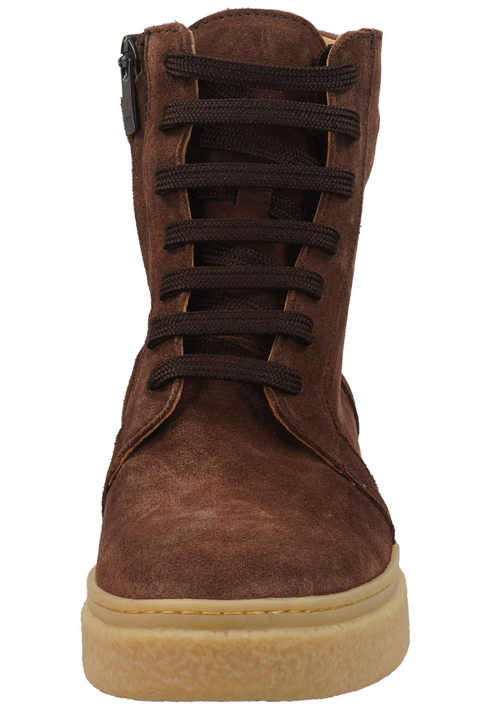 El Naturalista Stiefelette Veloursleder Chocolate