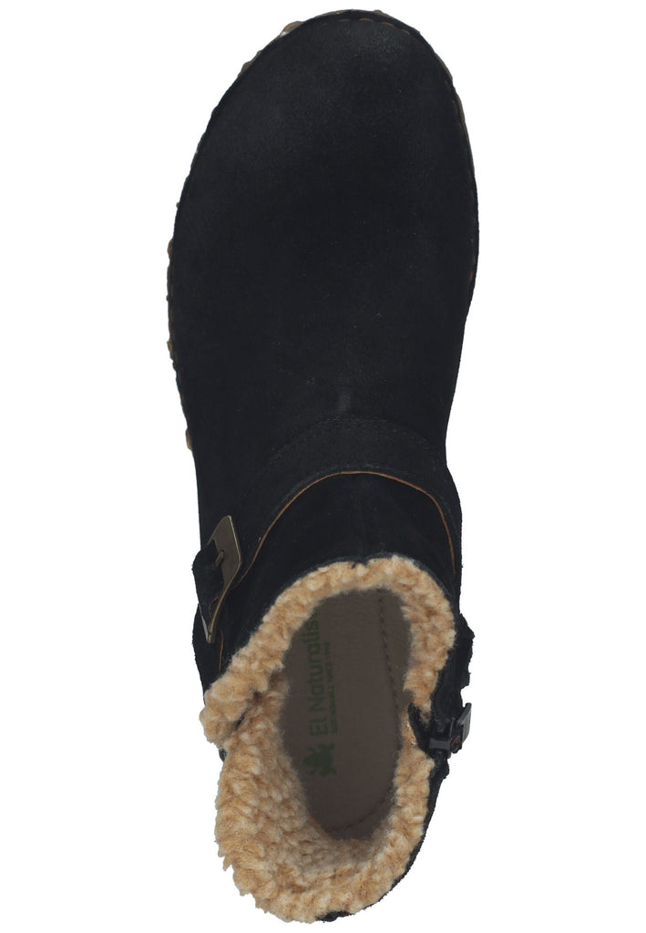 El Naturalista Stiefelette Veloursleder Schwarz