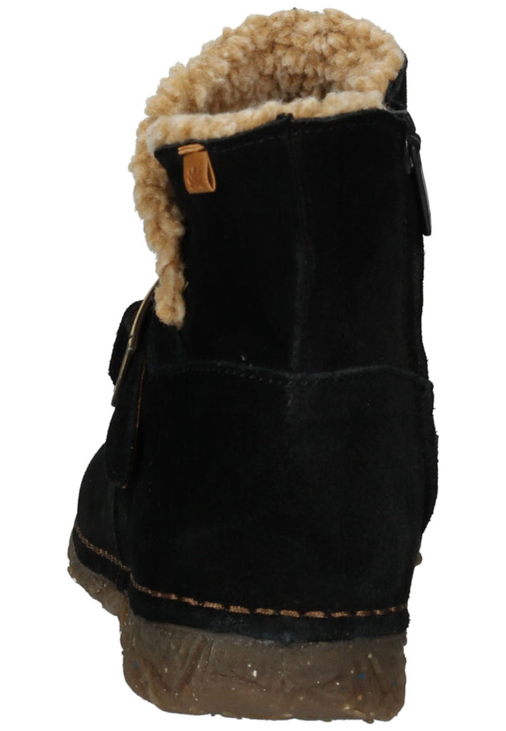 El Naturalista Stiefelette Veloursleder Schwarz