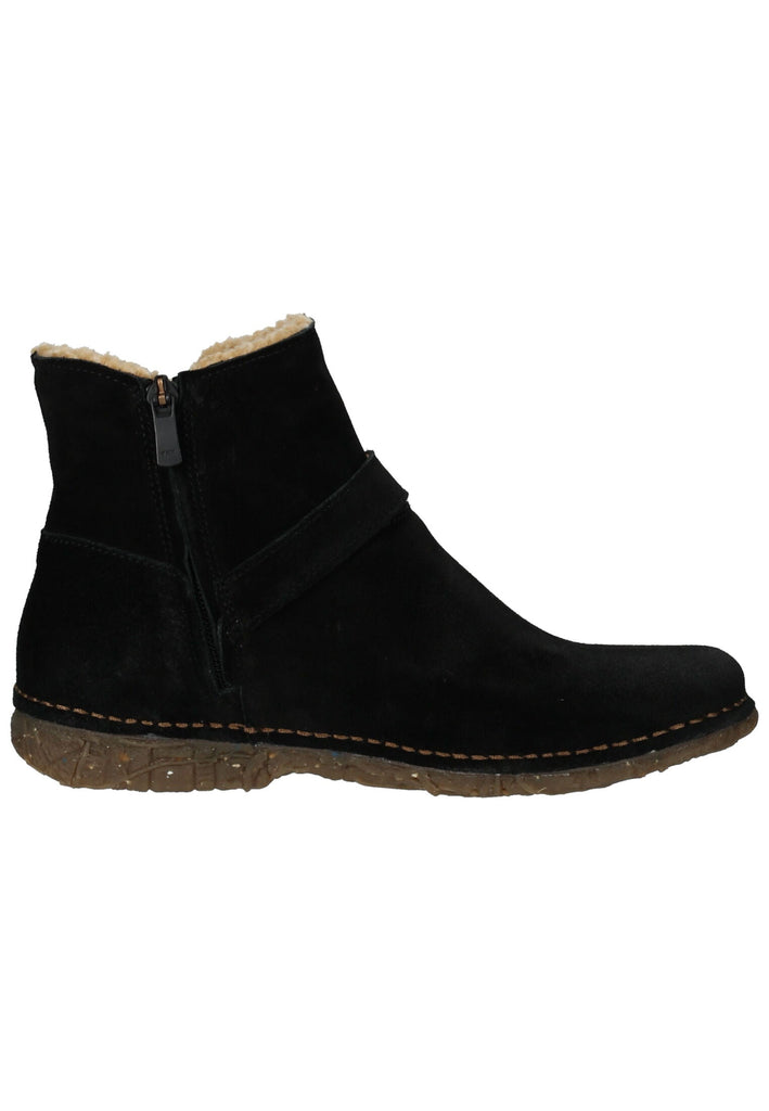 El Naturalista Stiefelette Veloursleder Schwarz