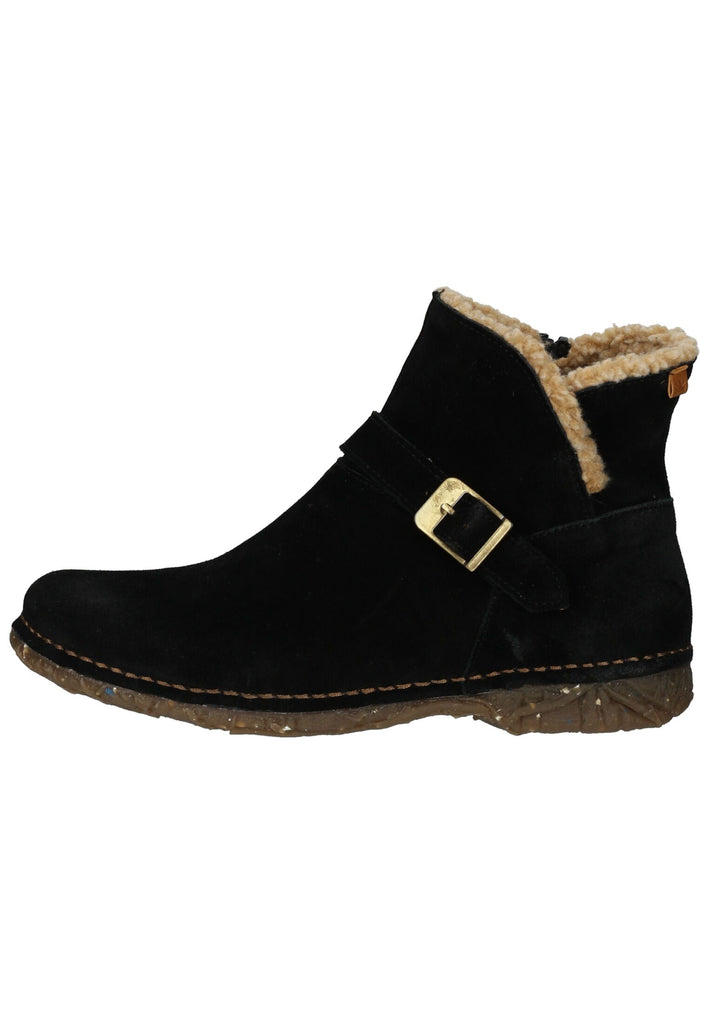 El Naturalista Stiefelette Veloursleder Schwarz