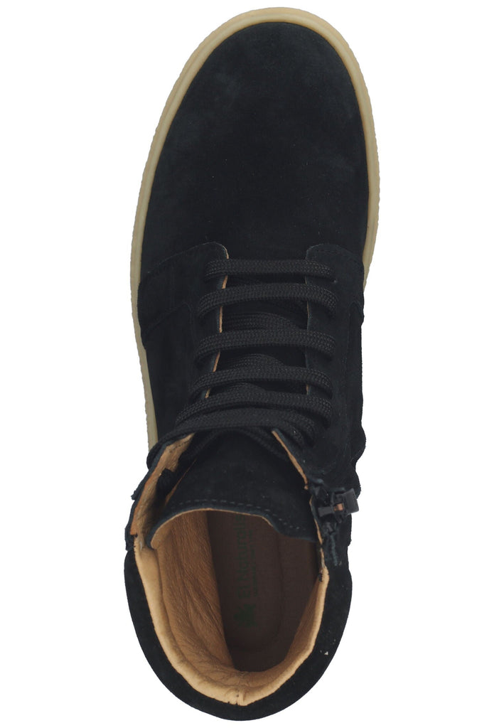 El Naturalista Stiefelette Veloursleder Schwarz/Beige