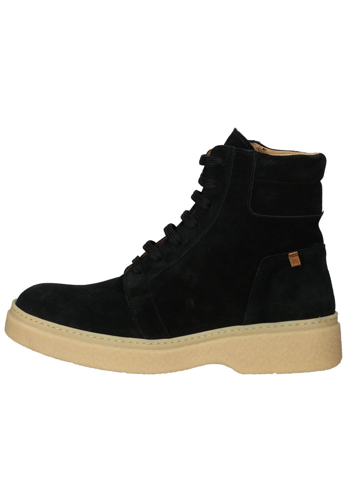 El Naturalista Stiefelette Veloursleder Schwarz/Beige