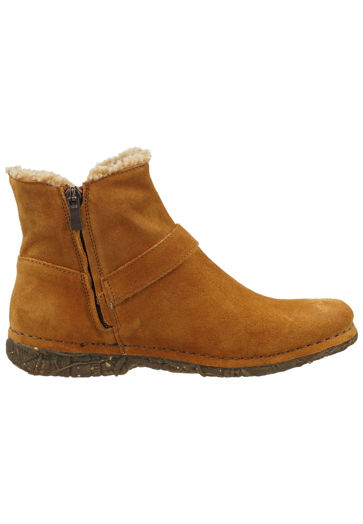 El Naturalista Stiefelette Veloursleder Toffee Warmfutter