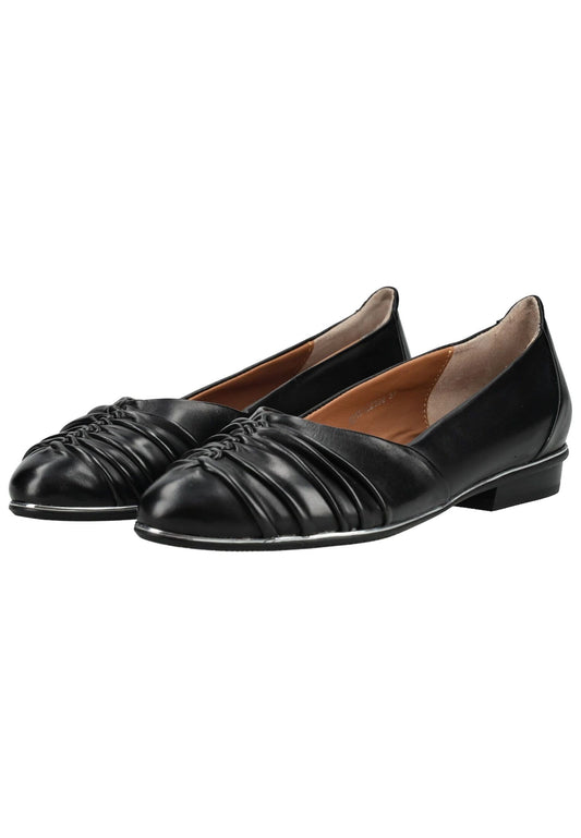 Everybody Ballerinas Glattleder Schwarz