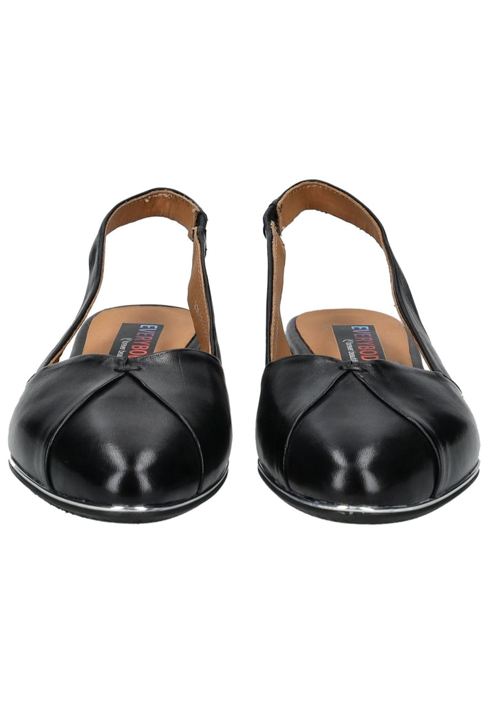 Everybody Ballerinas Leder Schwarz