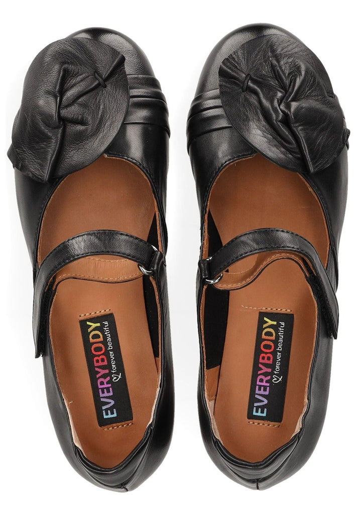 Everybody Ballerinas Leder Schwarz