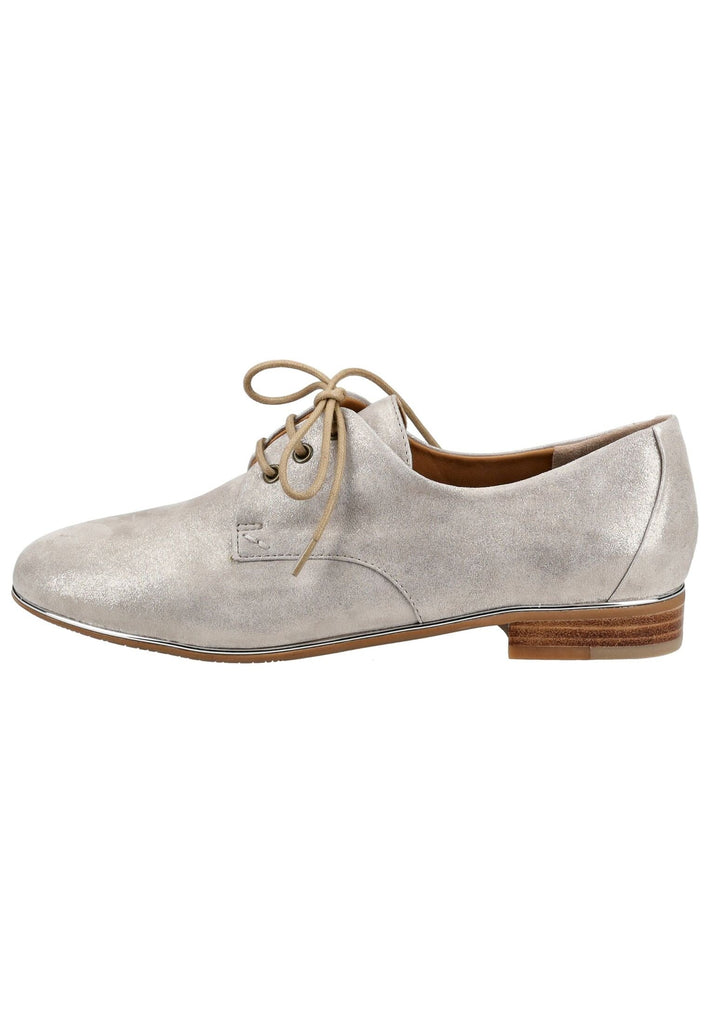 Halbschuhe Everybody Halbschuhe Leder Silber