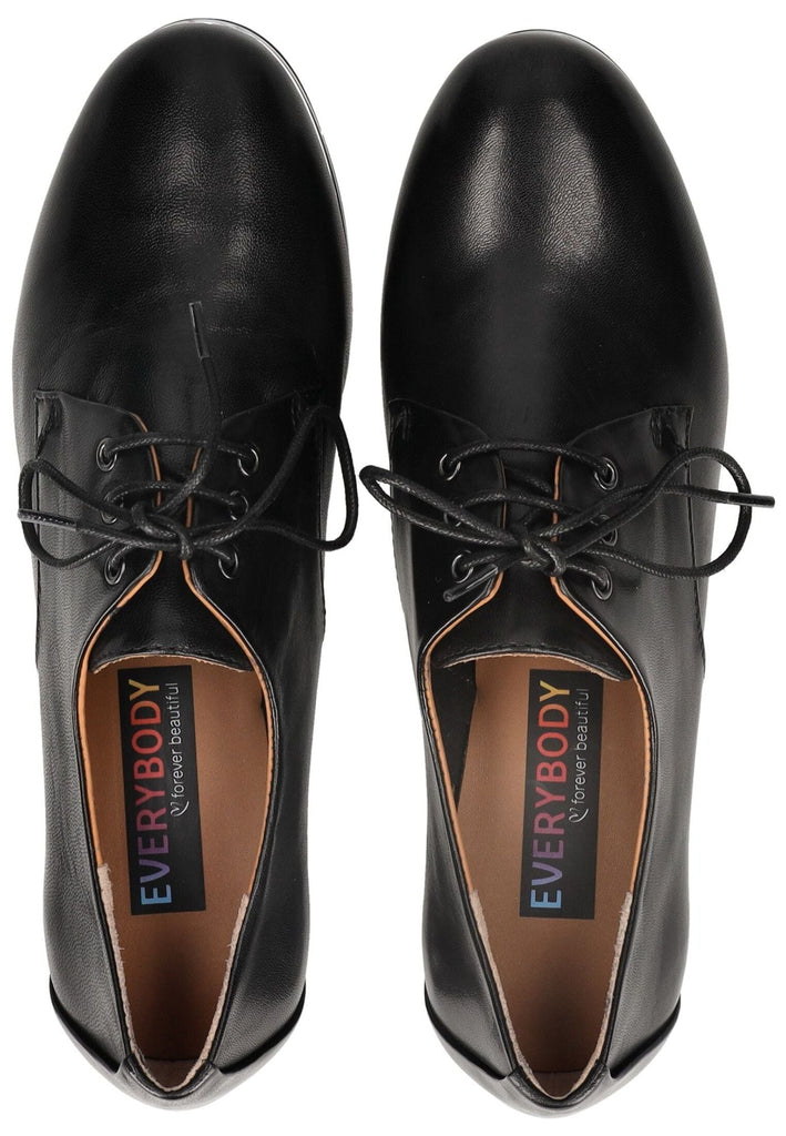 Everybody Halbschuhe Leder Schwarz