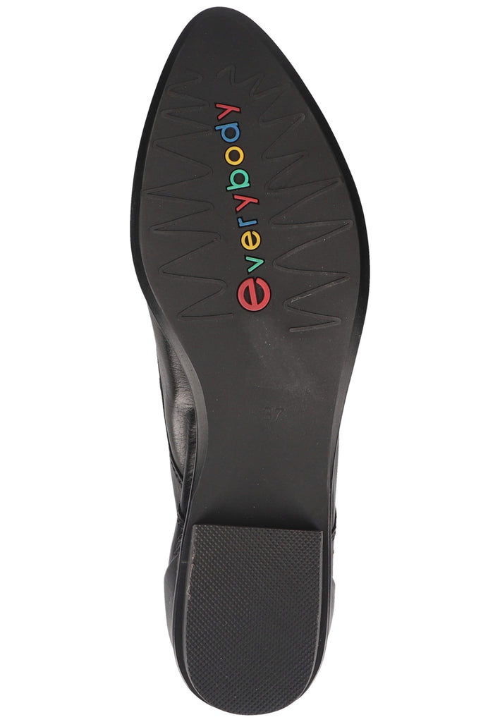 Everybody Halbschuhe Leder Schwarz