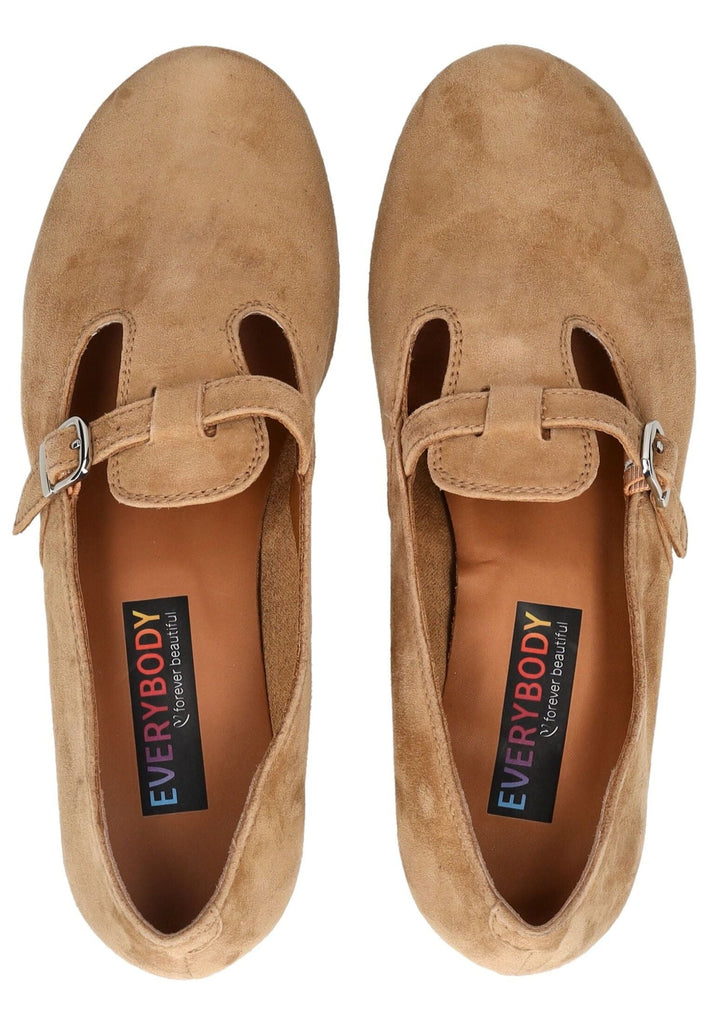 Everybody Slipper Veloursleder Dunkelbraun