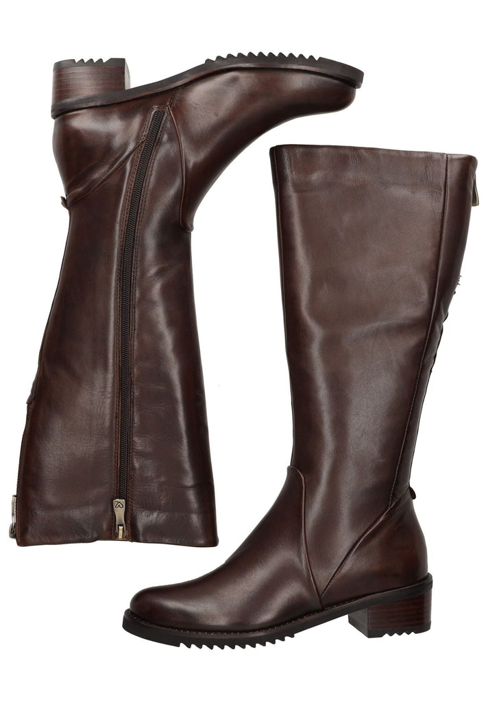 Everybody Stiefel Leder Kastanie