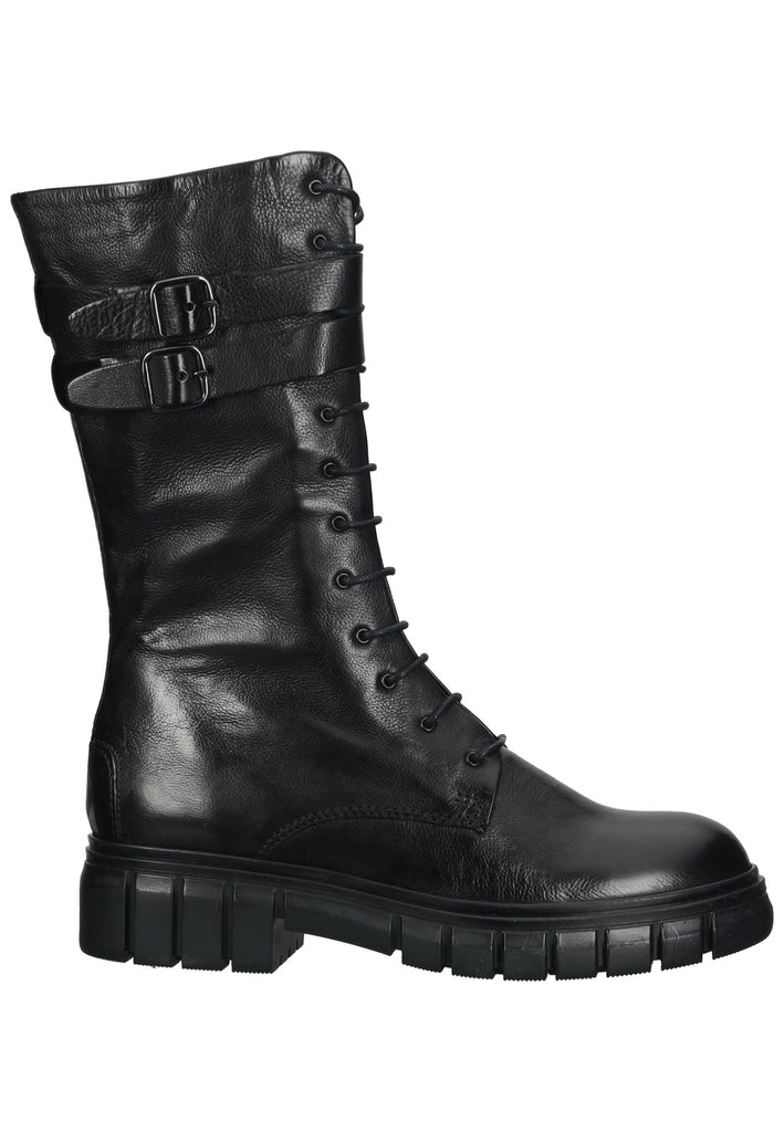 Everybody Stiefel Leder Schwarz
