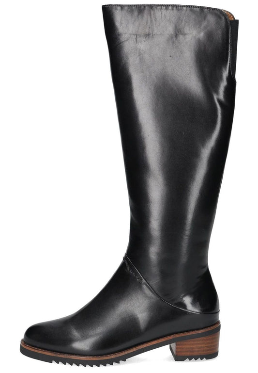 Everybody Stiefel Leder Schwarz Warmfutter