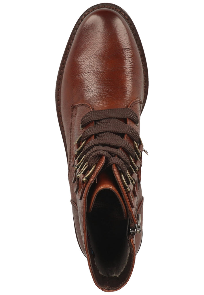 Everybody Stiefelette Glattleder Braun
