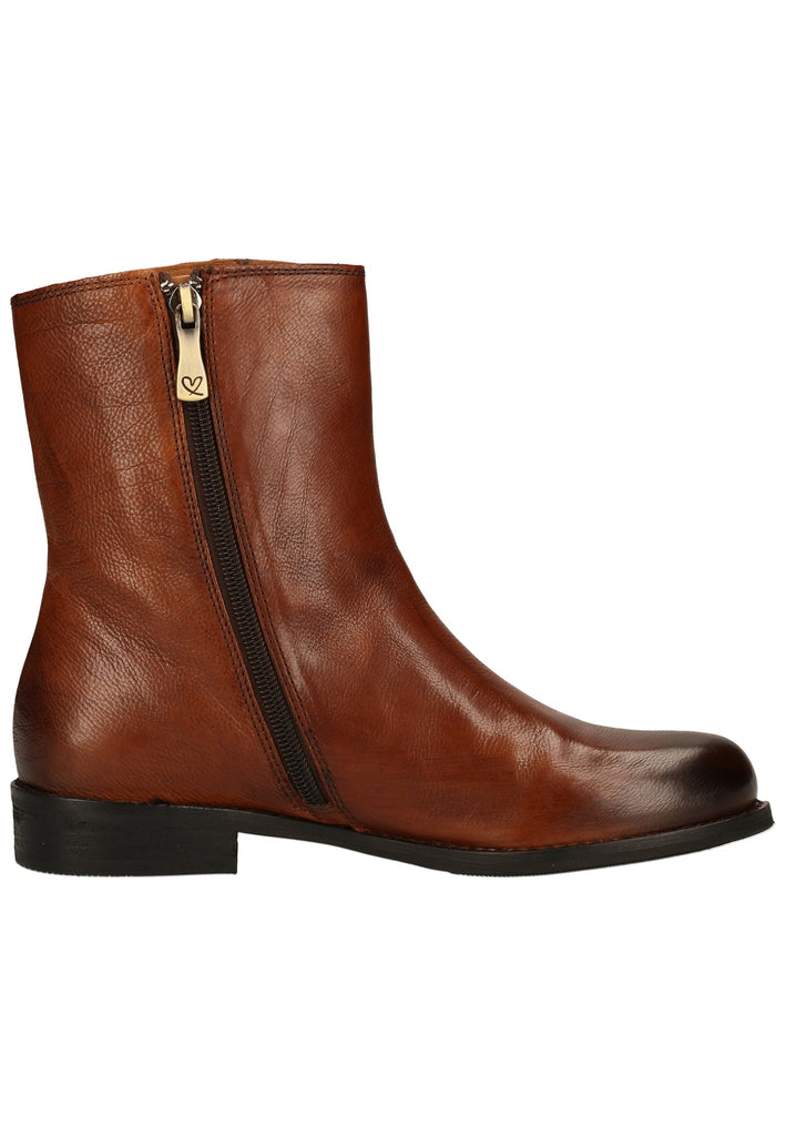 Everybody Stiefelette Glattleder Braun