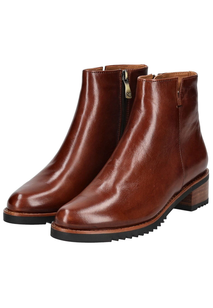 Everybody Stiefelette Glattleder Braun Warmfutter