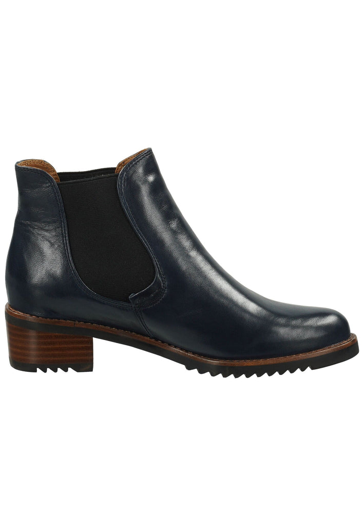 Everybody Stiefelette Glattleder Dunkelblau Warmfutter