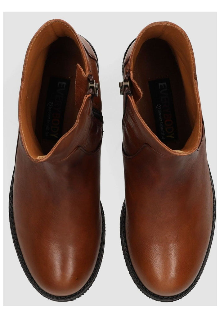 Everybody Stiefelette Glattleder Ginger