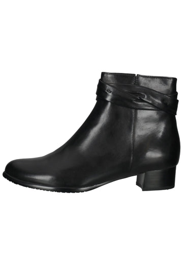 Everybody Stiefelette Glattleder Schwarz