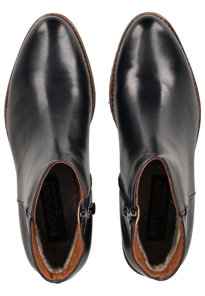 Everybody Stiefelette Leder Blau