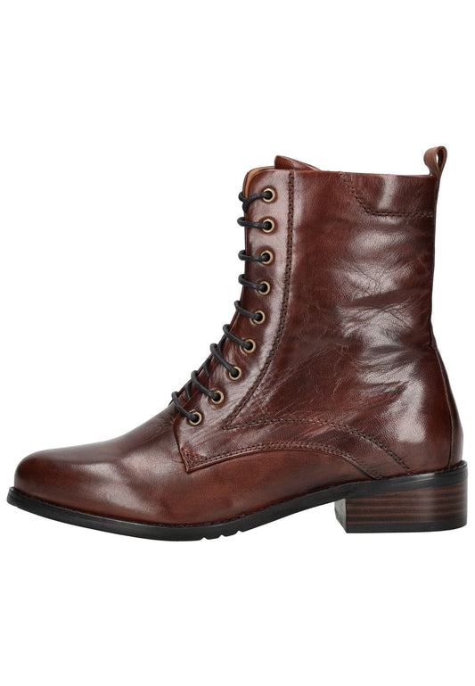 Everybody Stiefelette Leder Braun Warmfutter