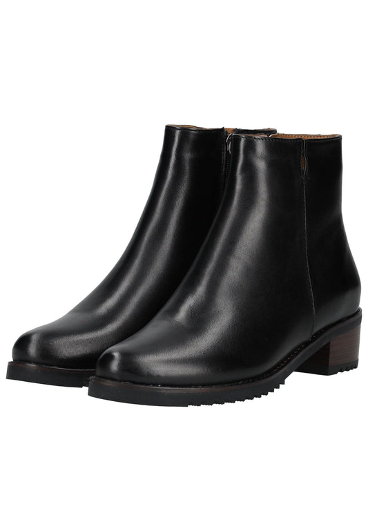 Everybody Stiefelette Leder Schwarz