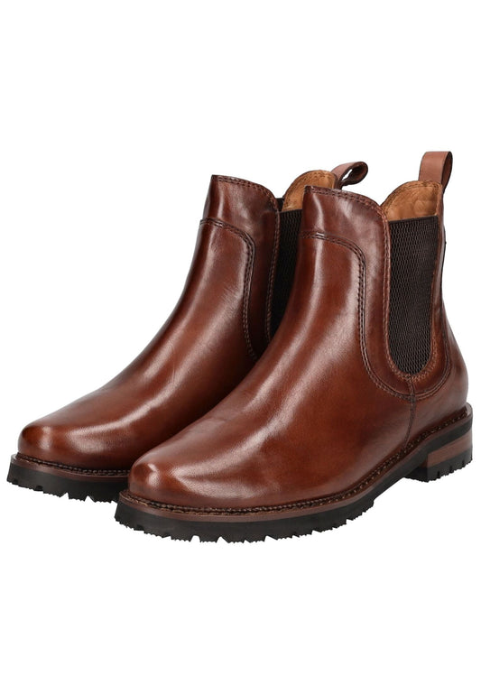 Everybody Stiefelette Leder/Textil Braun Warmfutter