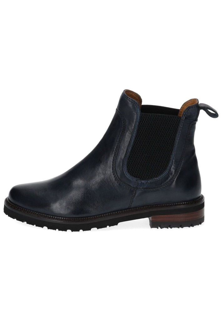 Stiefeletten Everybody Stiefelette Glattleder Dunkelblau Warmfutter