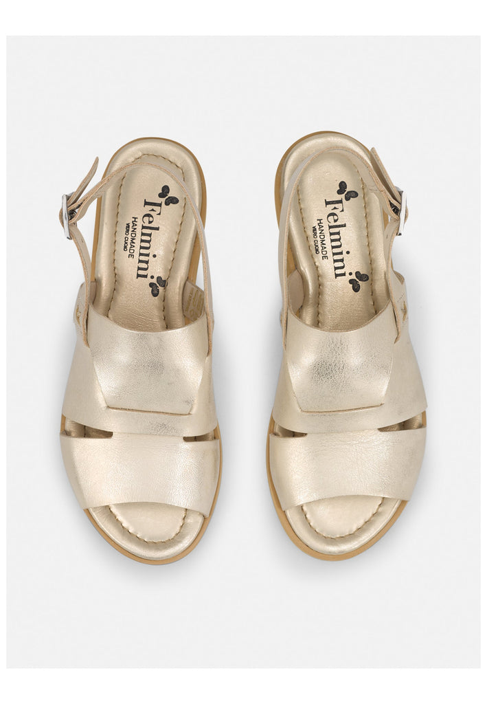 FELMINI Sandalen Leder Silber