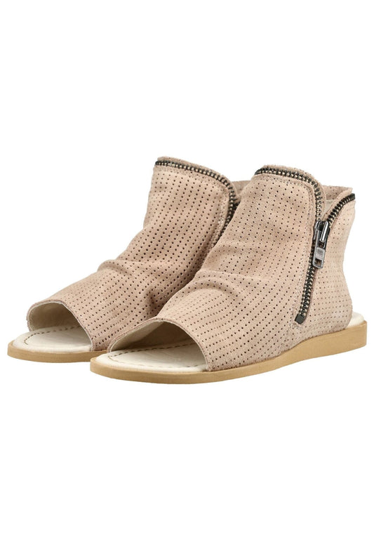 FELMINI Sandalen Veloursleder Beige