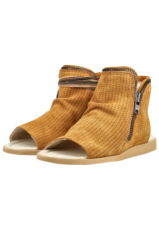 FELMINI Sandalen Veloursleder Sand