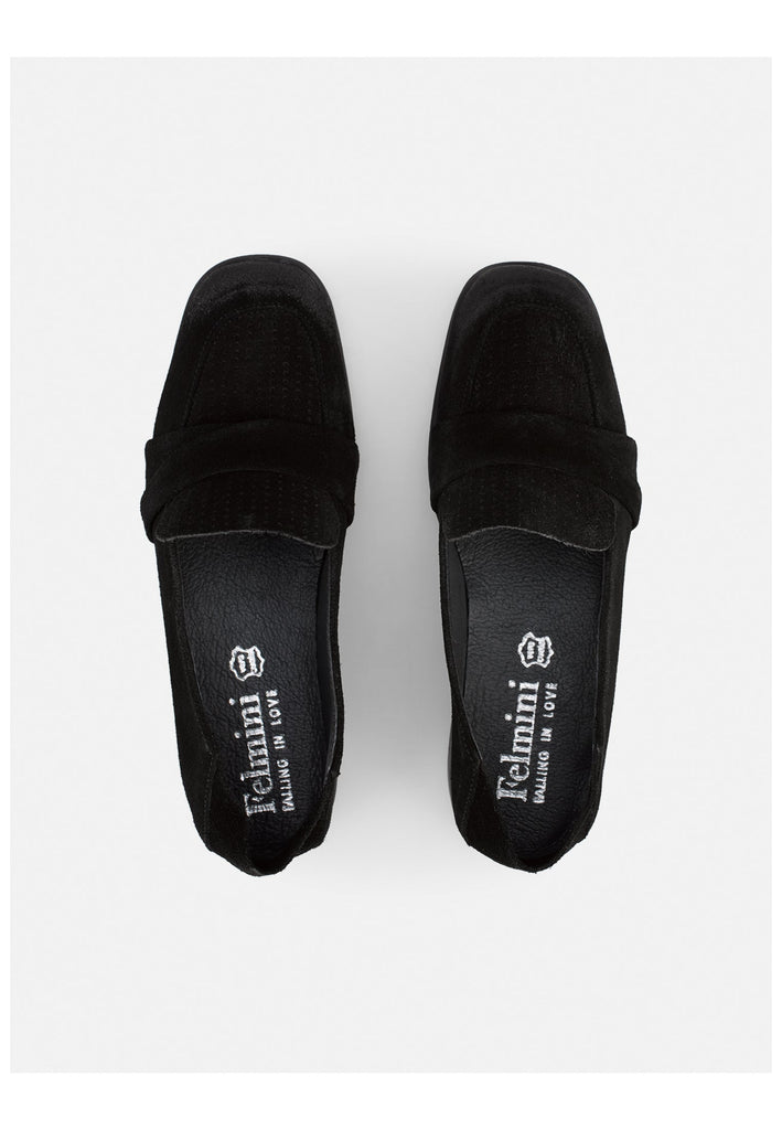 FELMINI Slipper Leder Schwarz